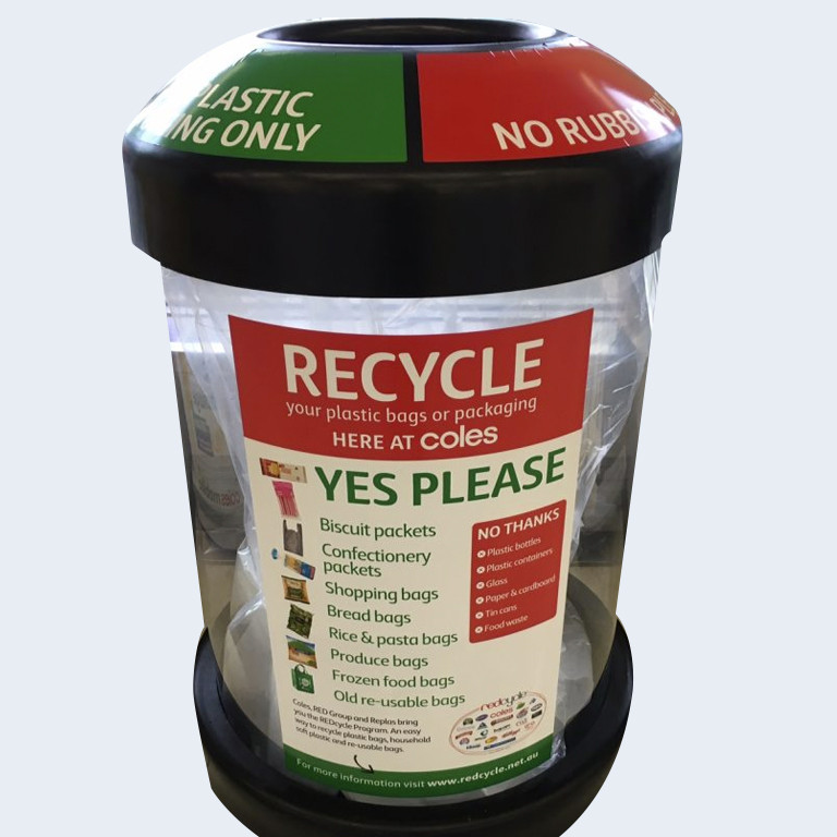 recycle bin coles