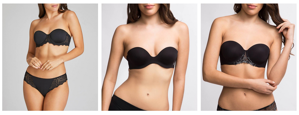 simone perele strapless bra