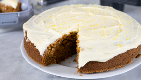 A delicious, creamy carrot cake for Easter