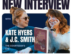 author interview, book article, author, writer, book interview, book tour, author interview, apollo imperium, murder mystery, fantasy novel, lord of the rings, author duo, d&d, Kate hyers, J.C. Smith, the courtesan's eye, dungeons and dragons