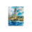 Thumbnail: Sailboat, oil pastel art, sailboat art print, Jake Zuurbier, italian lake, vibrant, sailing art, artwork, centerpiece art