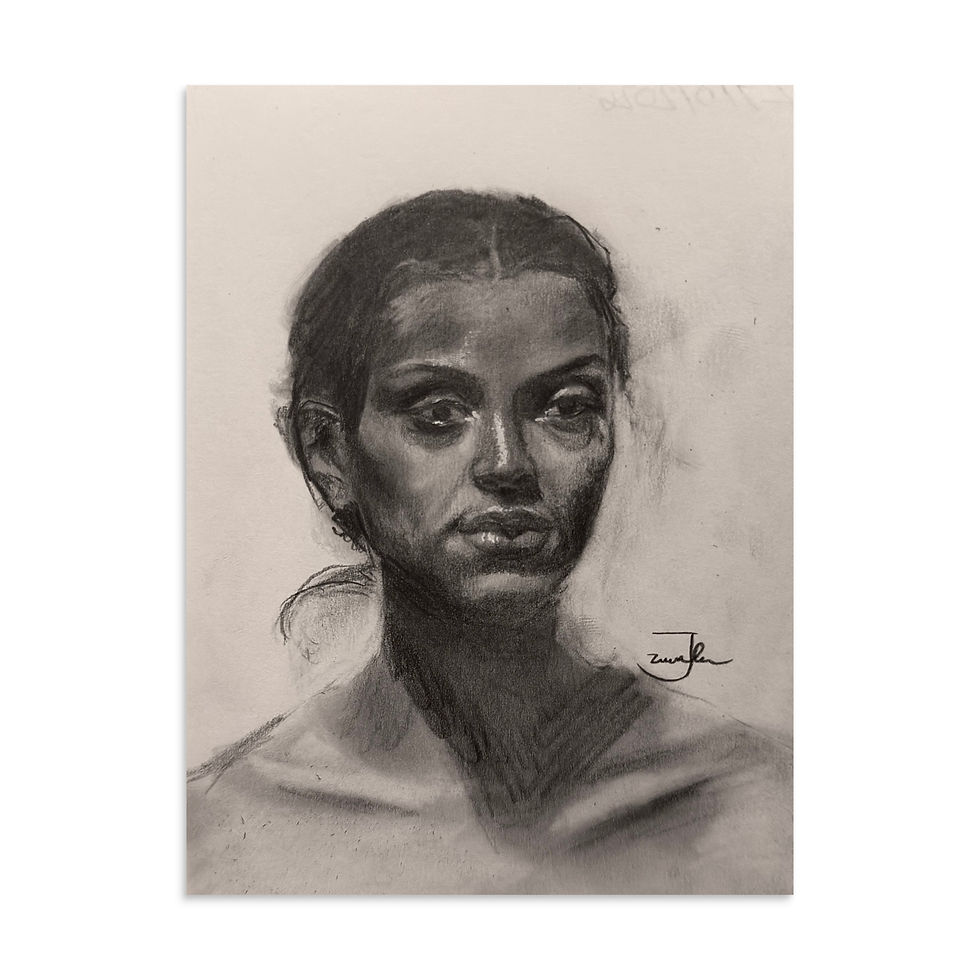 Thumbnail: portrait, fine art, academic art, art, art print, fine art, modern art, matte print, Jake Zuurbier art, modern art print