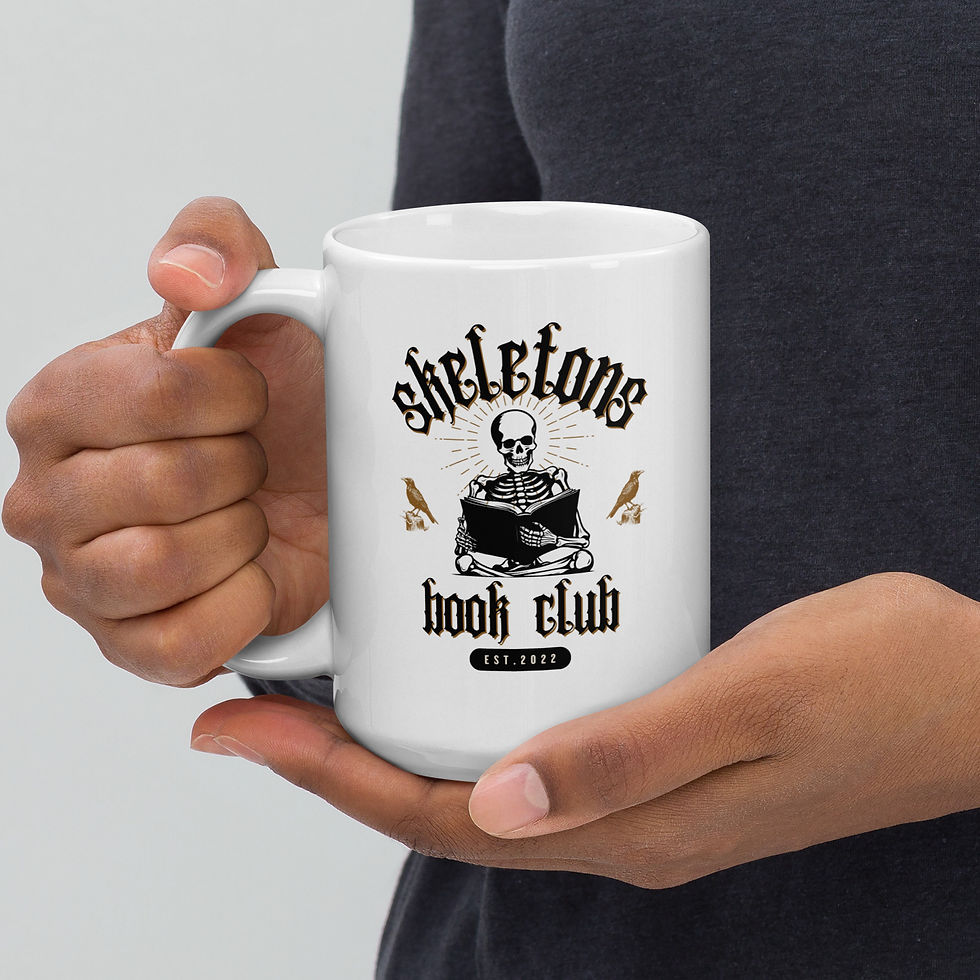 Thumbnail: Skeletons Book Club mug