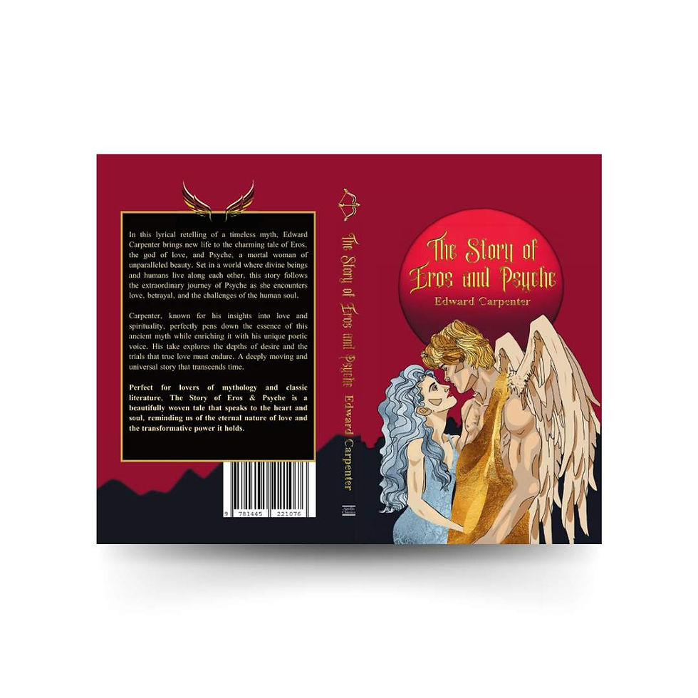 Thumbnail: eros and psyche, Edward Carpenter, mythology, greek myth, cupid, cupid and psyche, book, classic novel, drama, trials