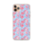 flamingo print phone case, iPhone case, iPhone 16 pro max case, iPhone 17 case, girly phone case, flamingos, blue and pink