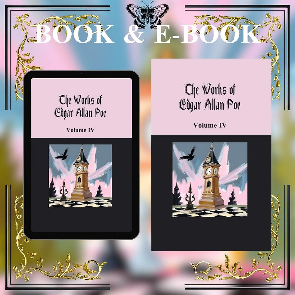 Thumbnail: Edgar Allan Poe, classic novel, poetry, gothic, the raven, the works of, ebook, paperback, readers, book rec, old book, lit