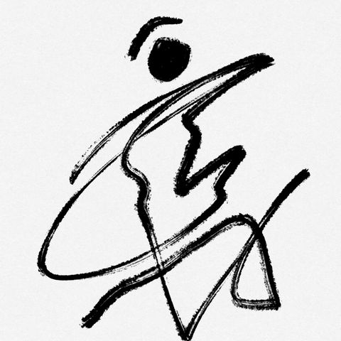 abstract art, digital art, art prints, affordable art, home decor, circus, abstract art print, Jake Zuurbier art, line art