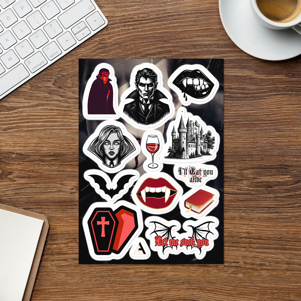 Thumbnail: Bloodsucker Sticker sheet
