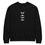 Thumbnail: butterfly sweater, elegant sweater, monochrome fashion, classy sweater, soft sweater, crew neck, elegant butterfly, winter
