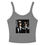 Thumbnail: men in black, micro rib crop top, crop top tank, tank top, edgy, watchers, black tank women, spy, big brother, streetwear