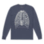 ribcage tee, long sleeve shirt, heavyweight long sleeve shirt, streetwear, ribcage design, sketch style, fall outfit