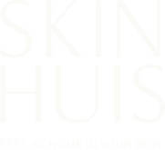 SKIN HUIS logo: Feel at home in your skin