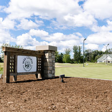 The Wee Course sign in front of golf course