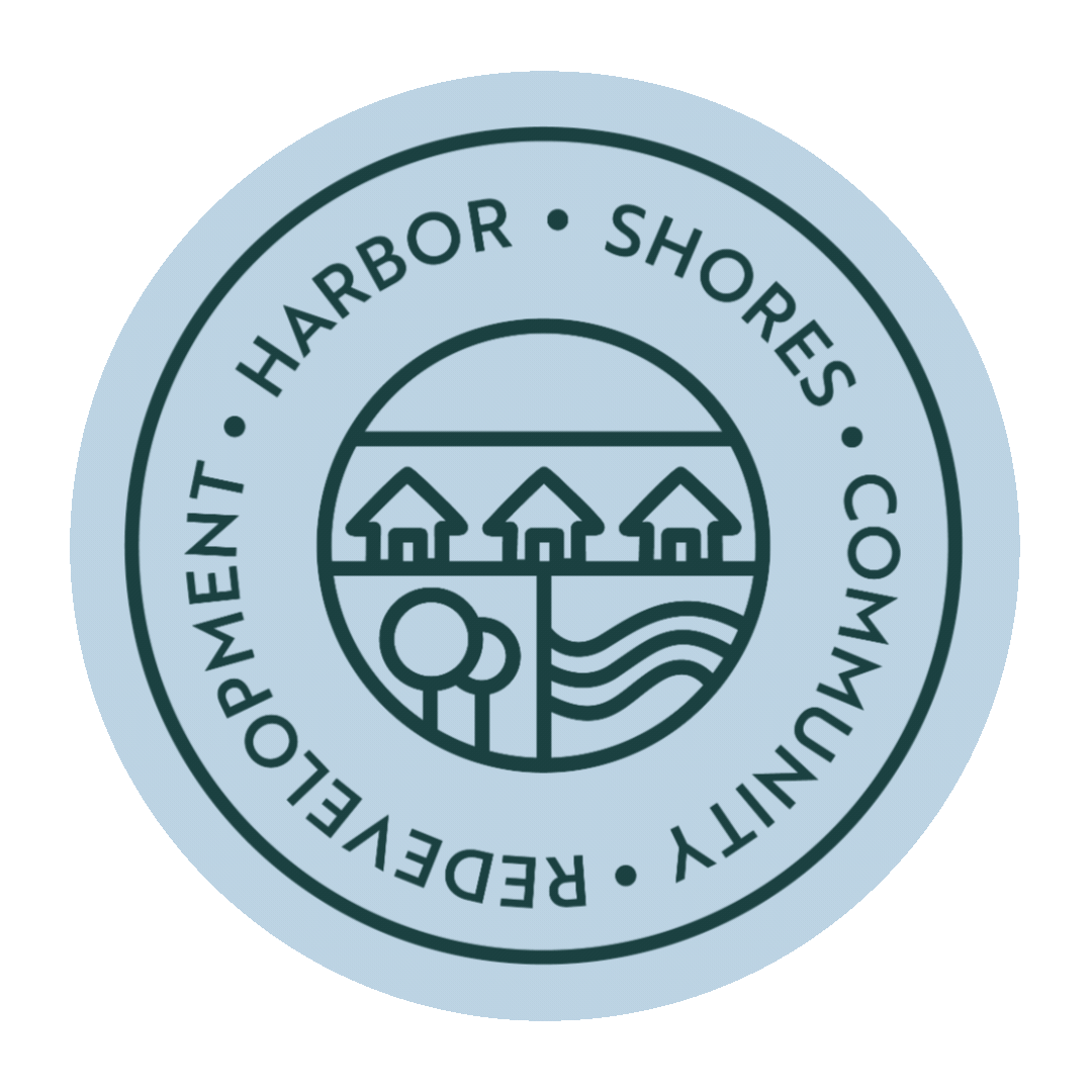 Harbor Shores Community Redevelopment Round Logo