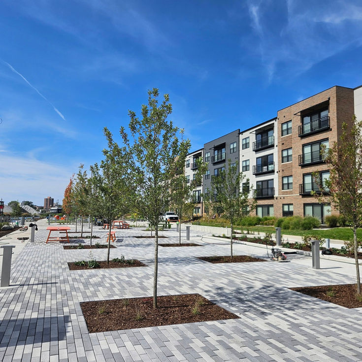 New Canal Commons Park on the riverfront