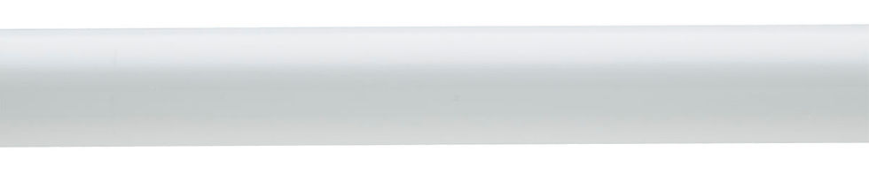 Belmont 1 3/8 Inch Wood Curtain Rod / Pole - White