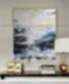 Original Abstract Landscape Textured Painting by Julia Kotenko