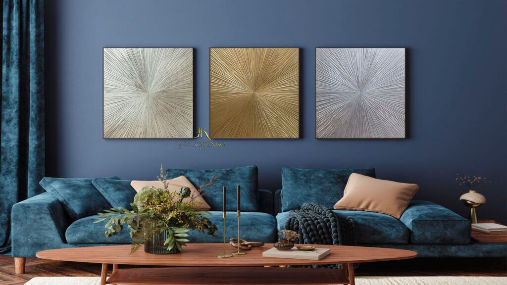 gold leaf art painting