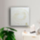 Thumbnail: abstract gold leaf painting