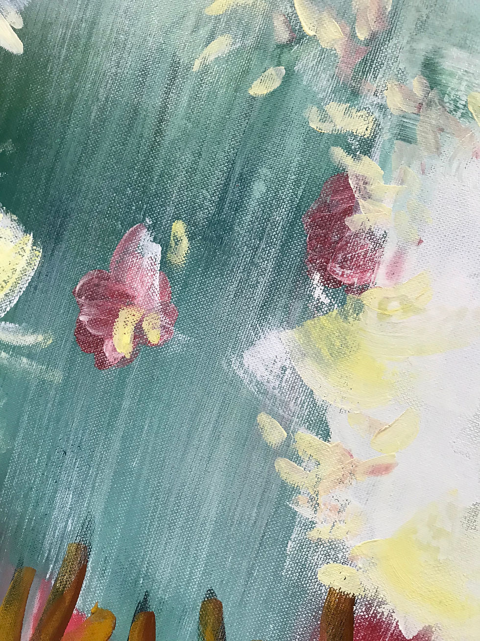 Thumbnail: Large Abstract Acrylic Painting Original Painting by Julia Kotenko
