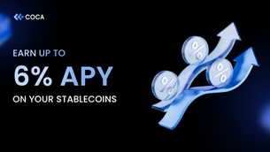 Earn 6% APY on Your Stablecoins, Just by Using Your COCA Card