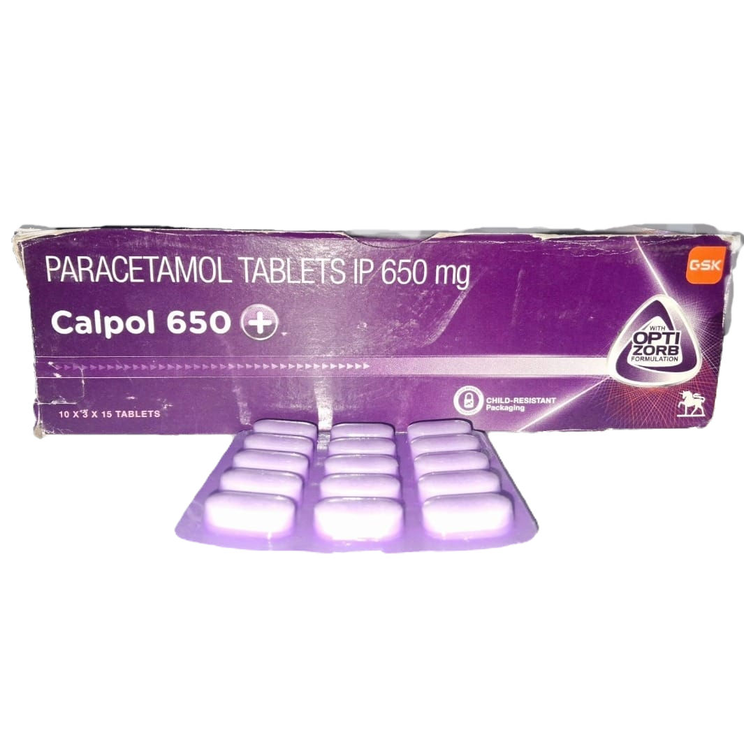 Calpol 650 – Paracetamol Tablets IP 650 mg