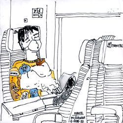 Assonnati giapponesi con maglioncino buffo_Milano/Boccadasse