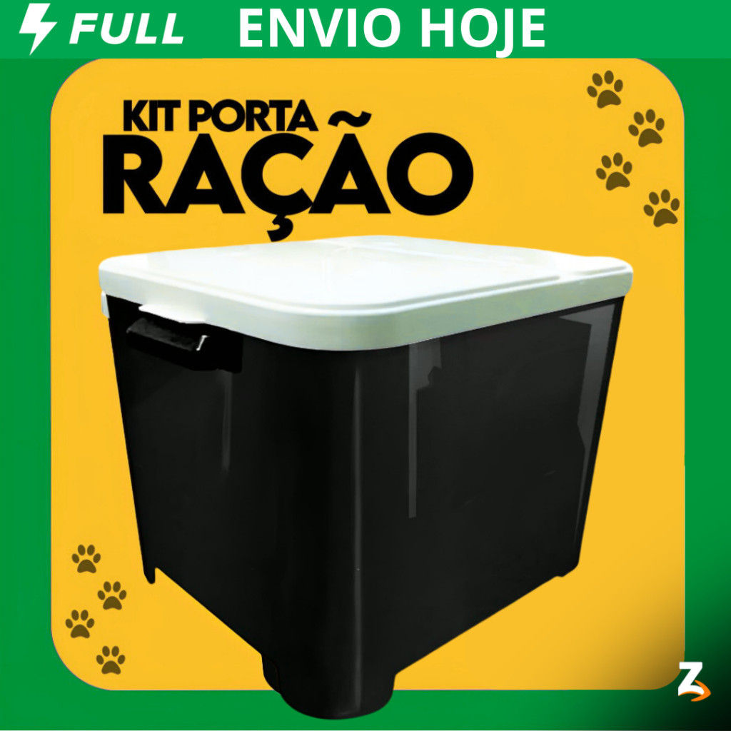 Container Porta Ração Pet 15KG Envio Imediato Caixa Ração Não Entra Ar
