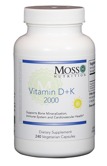 Moss Nutrition Vitamin D and K 2000