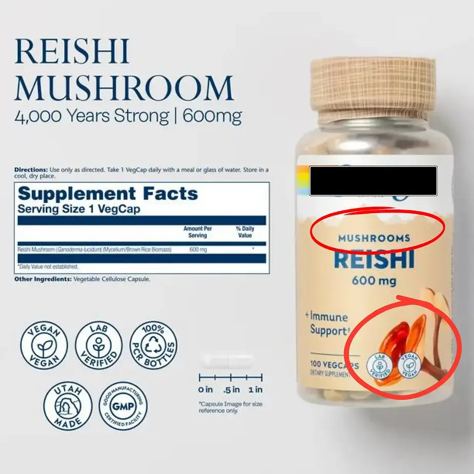 Reishi Mushroom Capsules