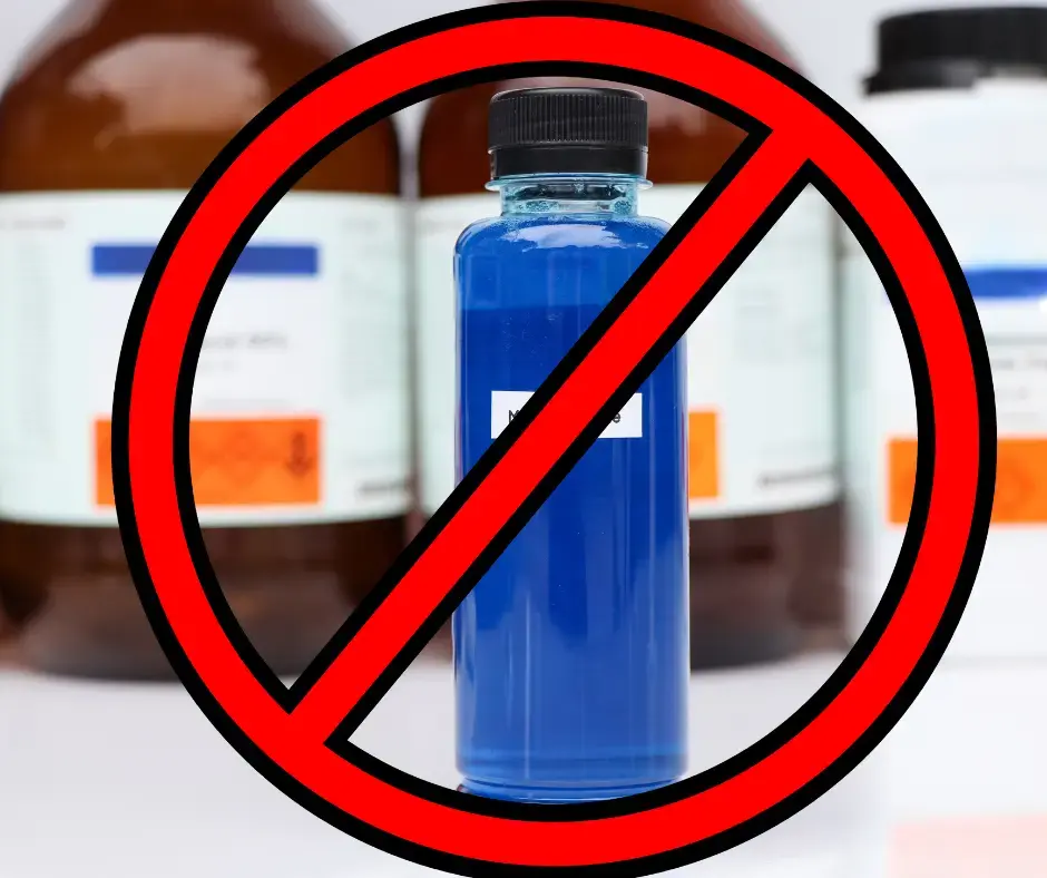 Don't use methylene blue!