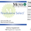 Thumbnail: Moss Nutrition Niadoxene Select product label
