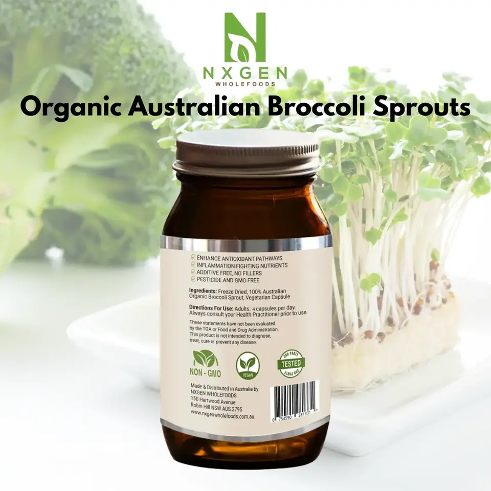 NXGEN Wholefoods Australian Organic Broccoli Sprouts suggested use