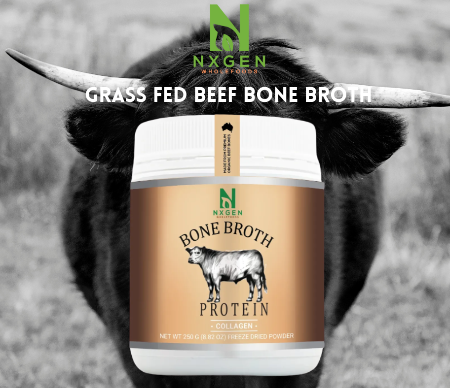 NXGEN Wholefoods Grass Fed Beef Bone Broth Powder
