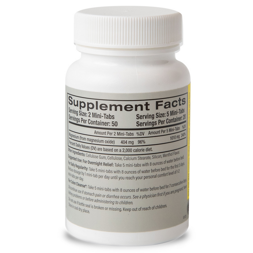 Lane Labs 3A Magnesia supplement facts