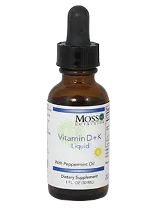 Moss Nutrition Vitamin D and K liquid
