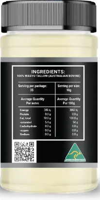 Thumbnail: NXGEN Wholefoods Australian Waygu Beef Tallow Nutrition Facts