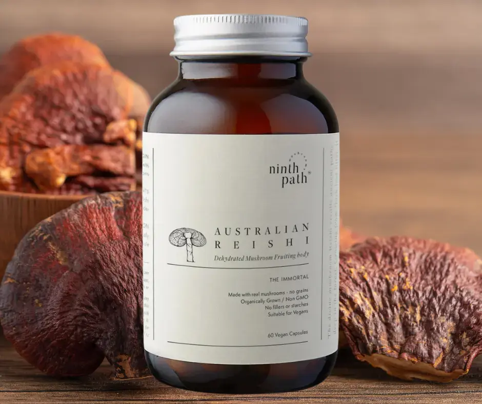 Ninth Path Australian Reishi Mushroom capsules