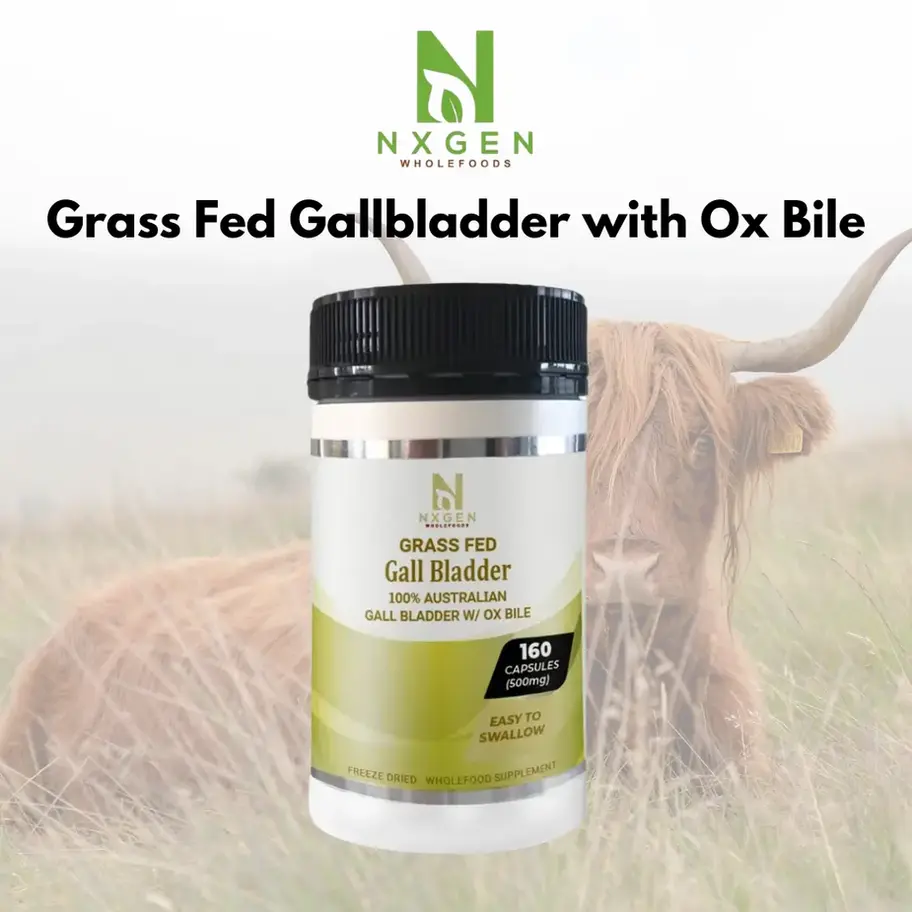 NXGEN Wholefoods Grass Fed Gall Bladder With Ox Bile