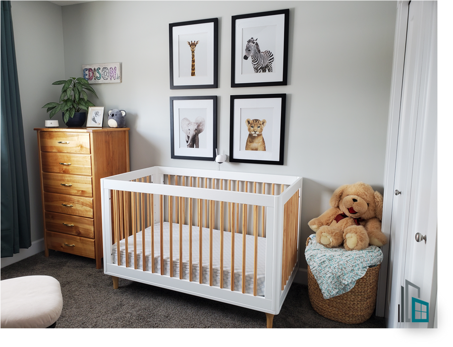 Modern Nursery Room Renovation by Window to Wall Contracting & Renovations