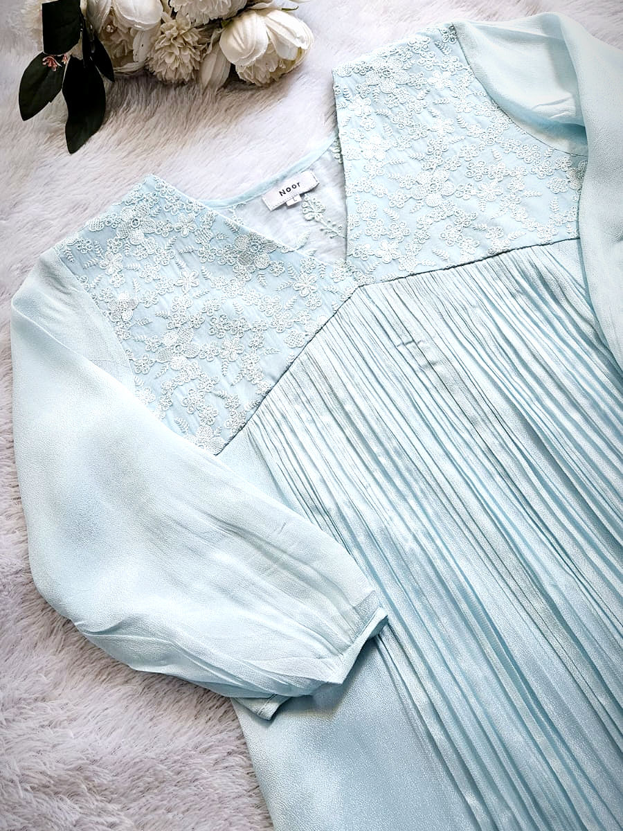 HN151 - Yolk Patched Crepe Georgette Top