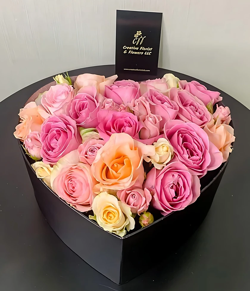 Gift your loved one the enchanting Shades Of Love Flowers bouquet, a masterpiece of delicate spray roses in multiple colors.