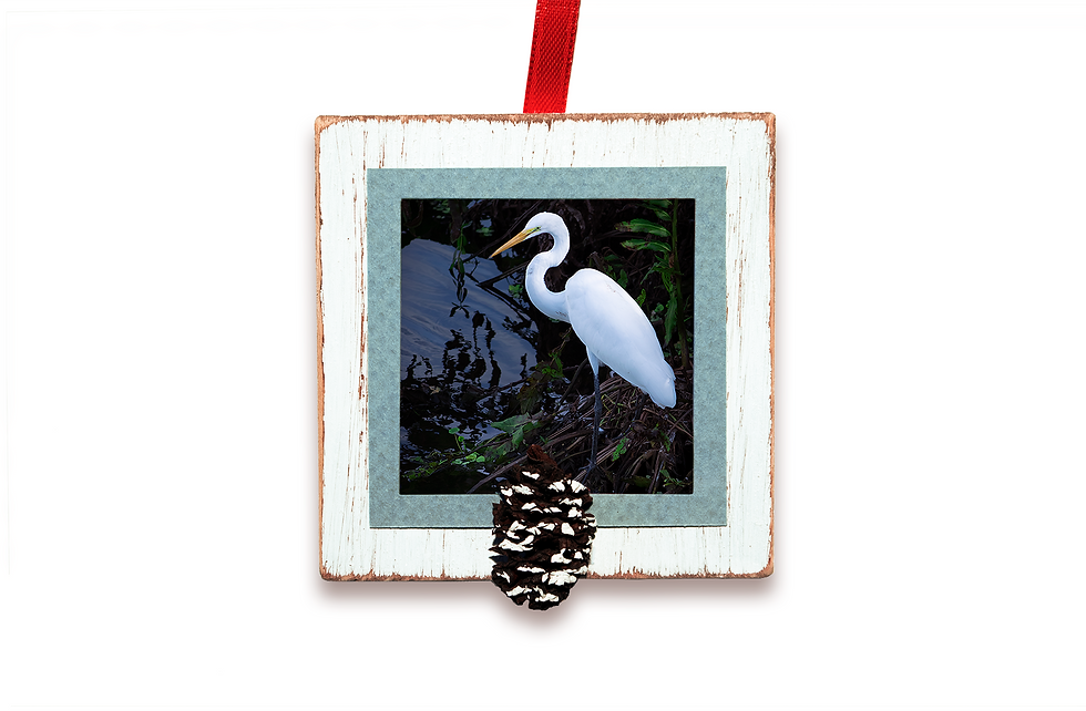 Ornament - Great White Egret