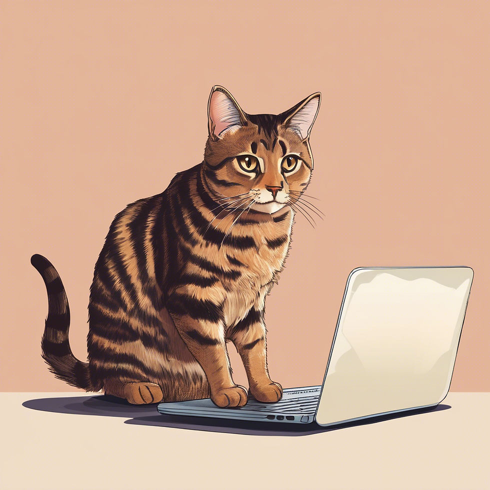 a tabby cat working at a laptop.jpg