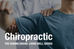Chiropractor adjusting a patients shoulder