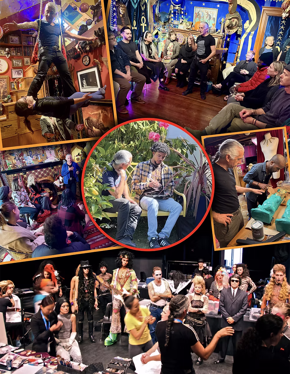 MENTOR OF MULTIDISCIPLINARY ARTIST: Empowers artists of all disciplines to collaborate, expand their limits, and create beyond boundaries.