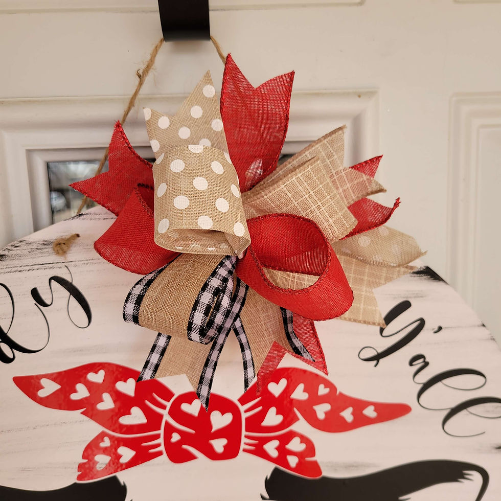 Thumbnail: Valentine's day sign, Cow heart sign, Howdy Yall wreath 