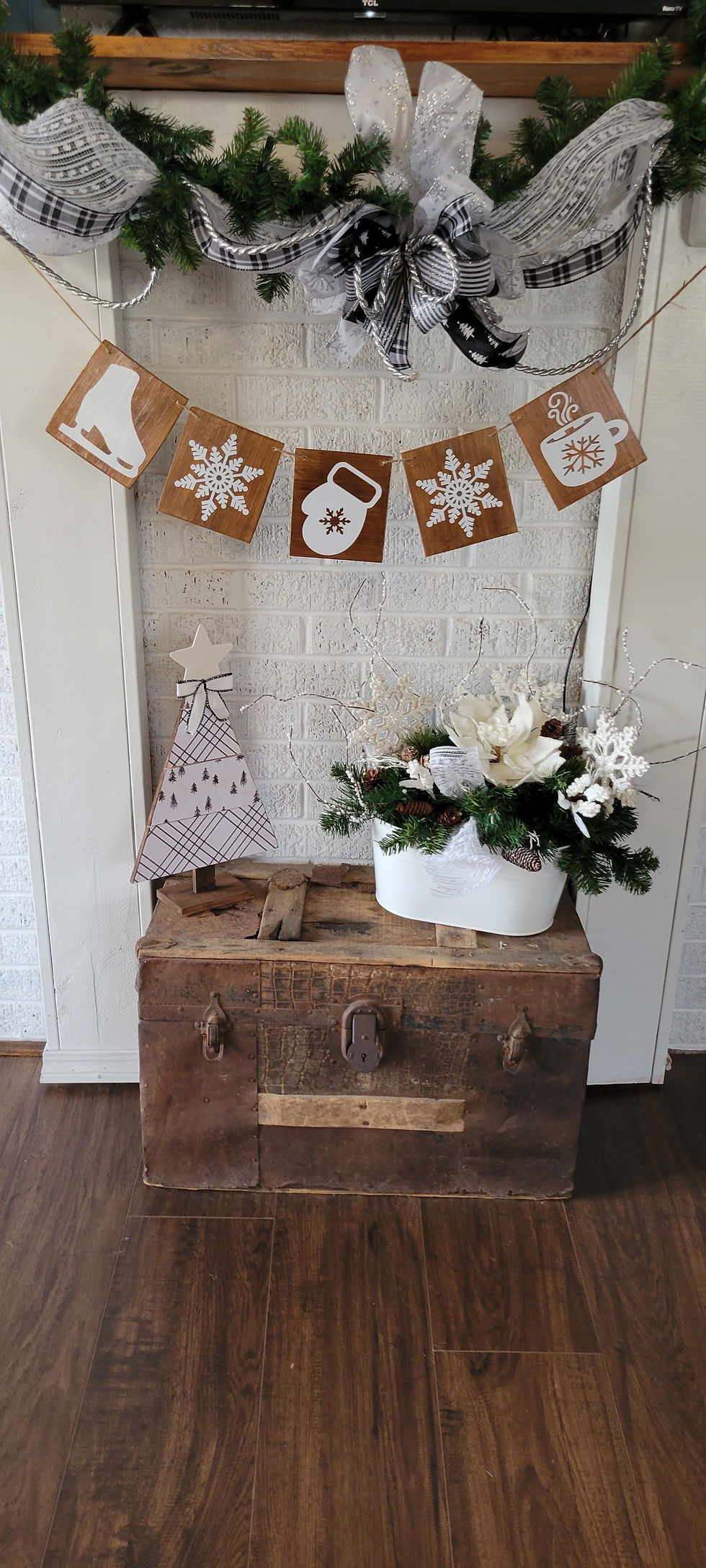 Thumbnail: Winter banner,  Winter garland,  Winter home decor 