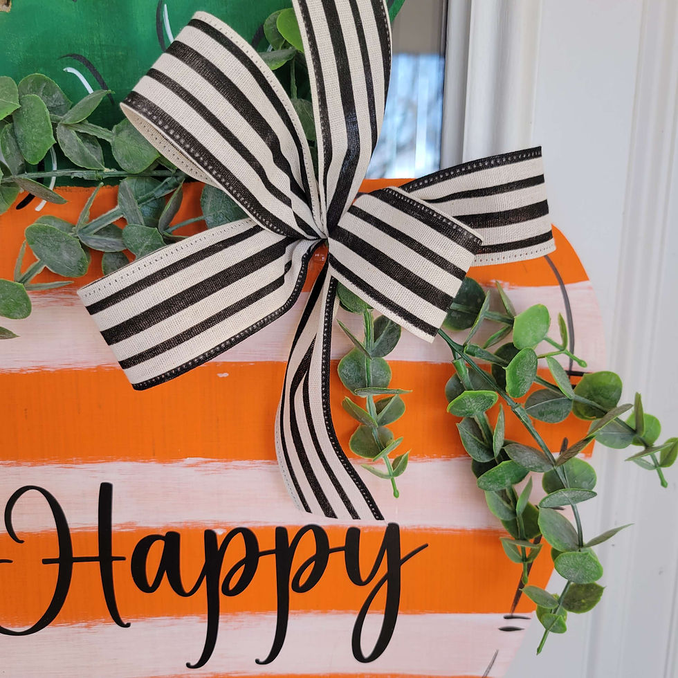 Thumbnail: Happy Easter wreath | Easter sign | Carrot door hanger 