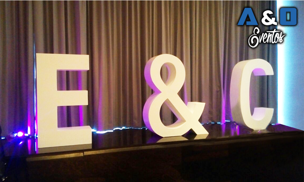 Letras Gigantes para Eventos
